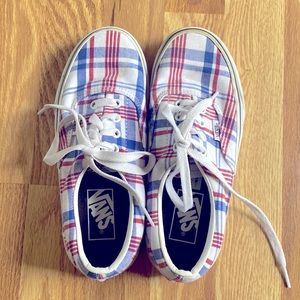 Plaid Vans Lace up sneakers